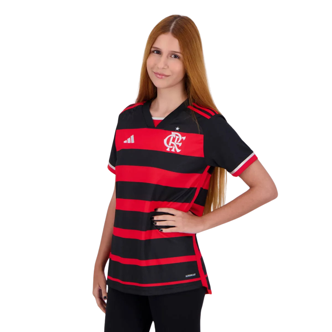 Camisa Flamengo Adidas I 2024/25 Feminina - Torcedor - foto 4