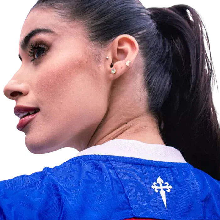 Camisa Fortaleza I 2024/25 Vermelha e Azul Feminina - Torcedor