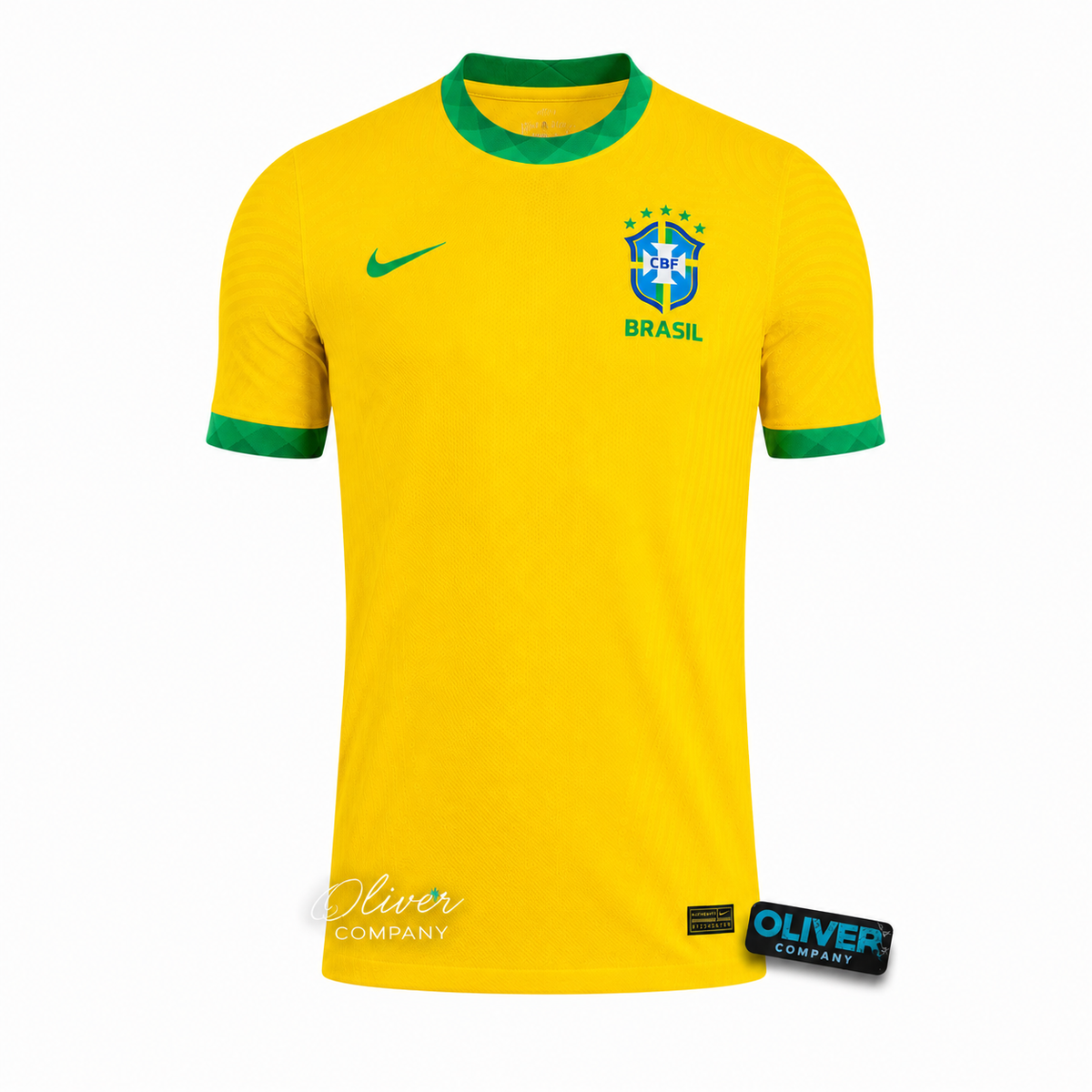 Camisa Seleção Brasil 21/22 Nike - Amarelo
