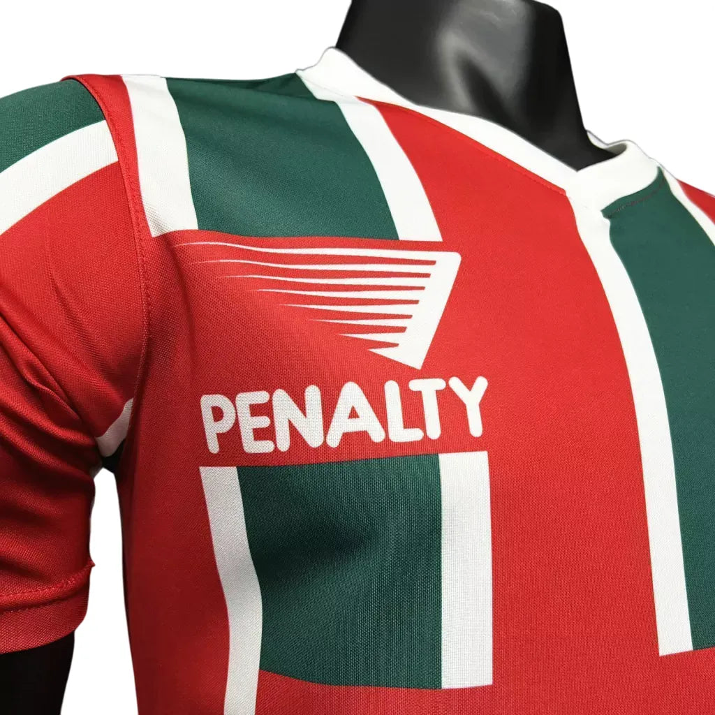 Camisa Retrô Fluminense I 1993 Vinho e Verde - foto 4