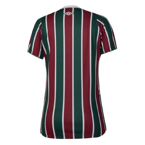 Camisa Fluminense I 2024/25 Vinho e Verde Feminina - Torcedor