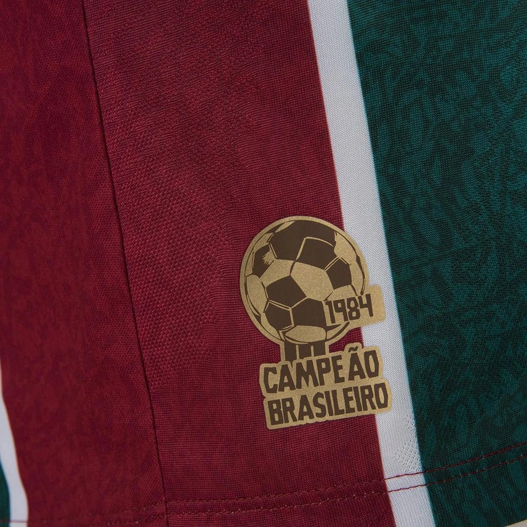 Camisa Fluminense I 2024/25 Vinho e Verde Feminina - Torcedor
