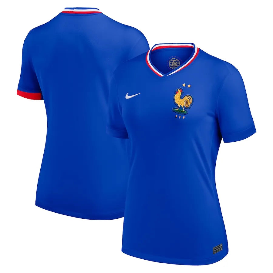 Camisa França I 2024 Azul Feminina - Torcedor