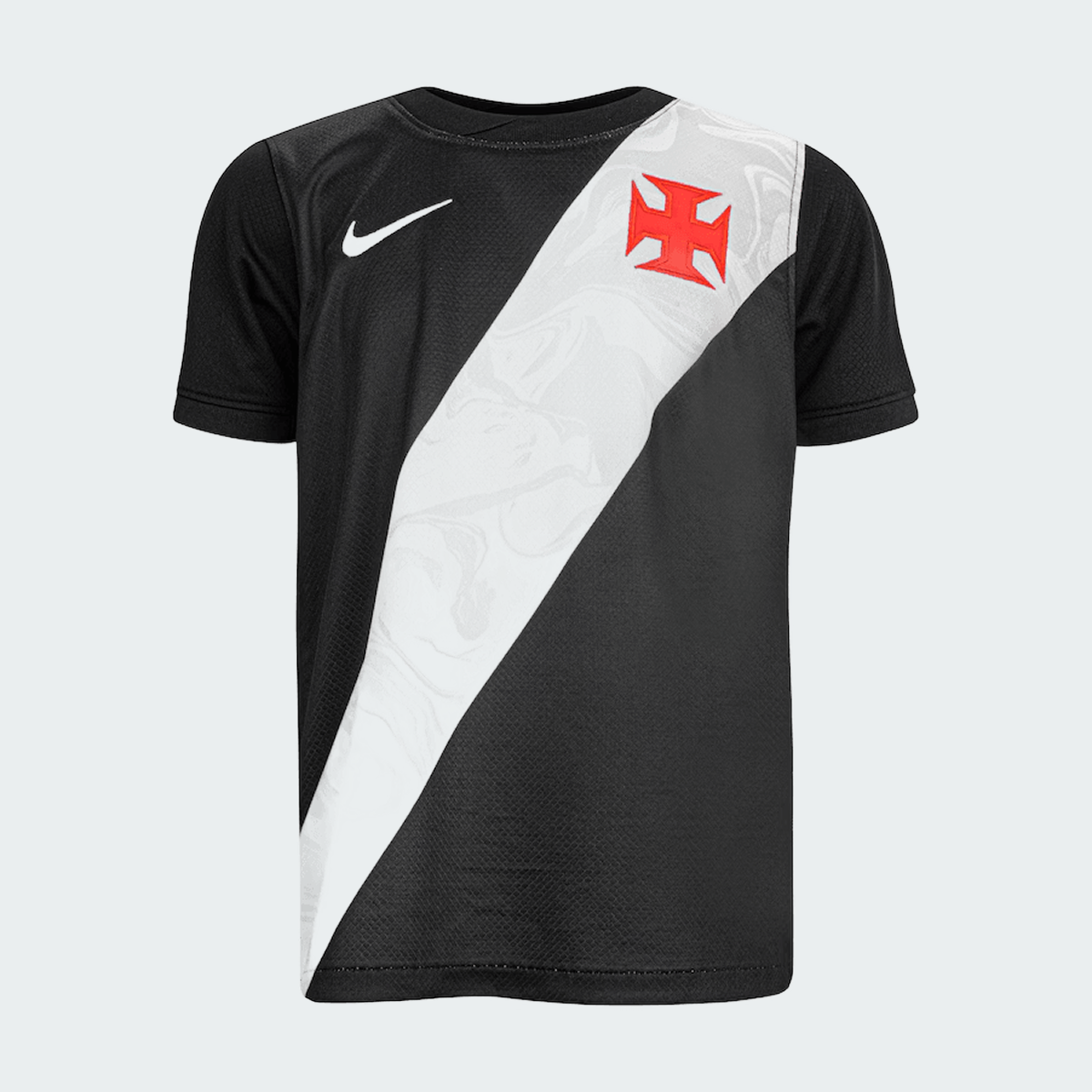 Kit Infantil Vasco I 2026/27 Preto Camisa e Shorts - vista frontal