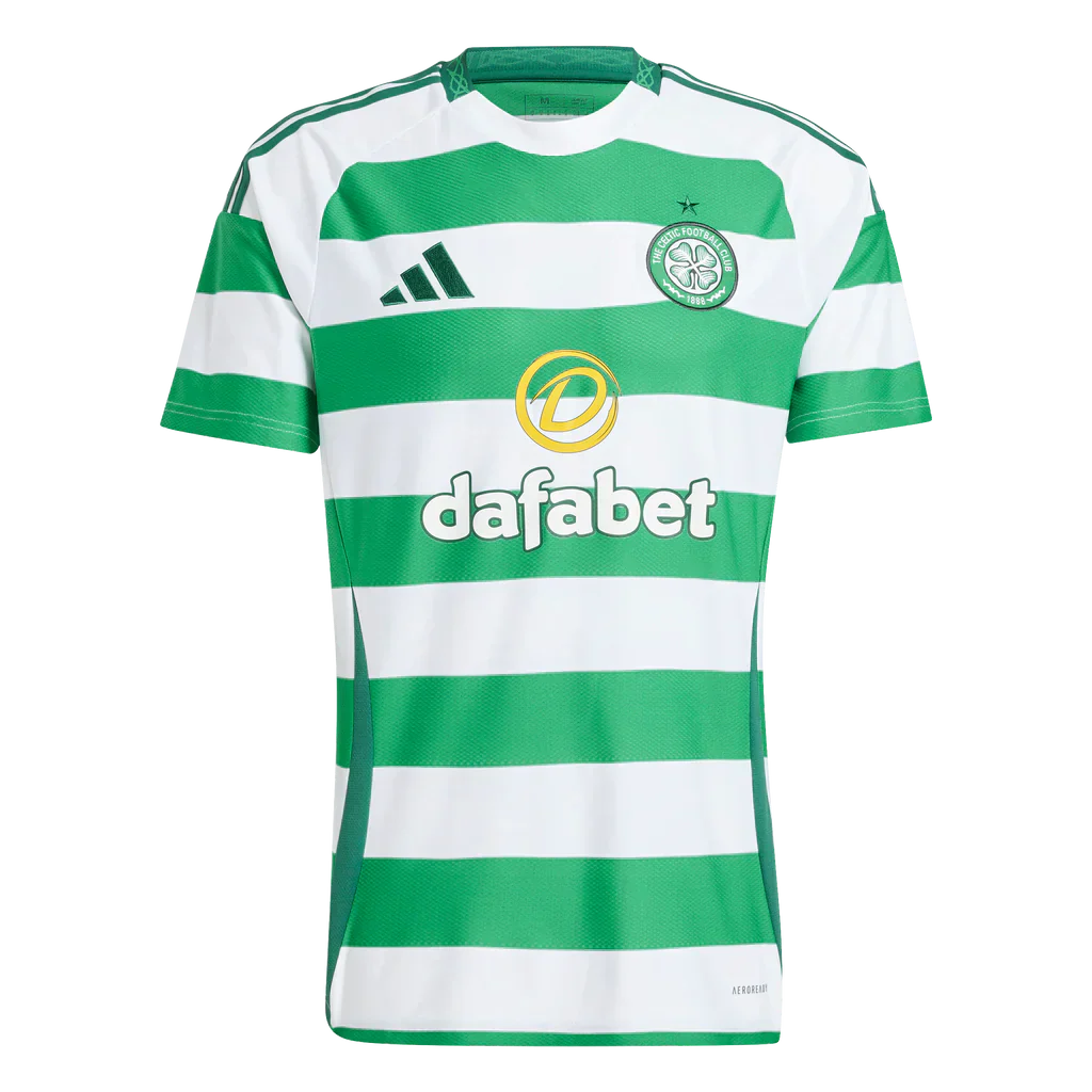 Camisa Celtic I 2024/25 Branca e Verde - Torcedor