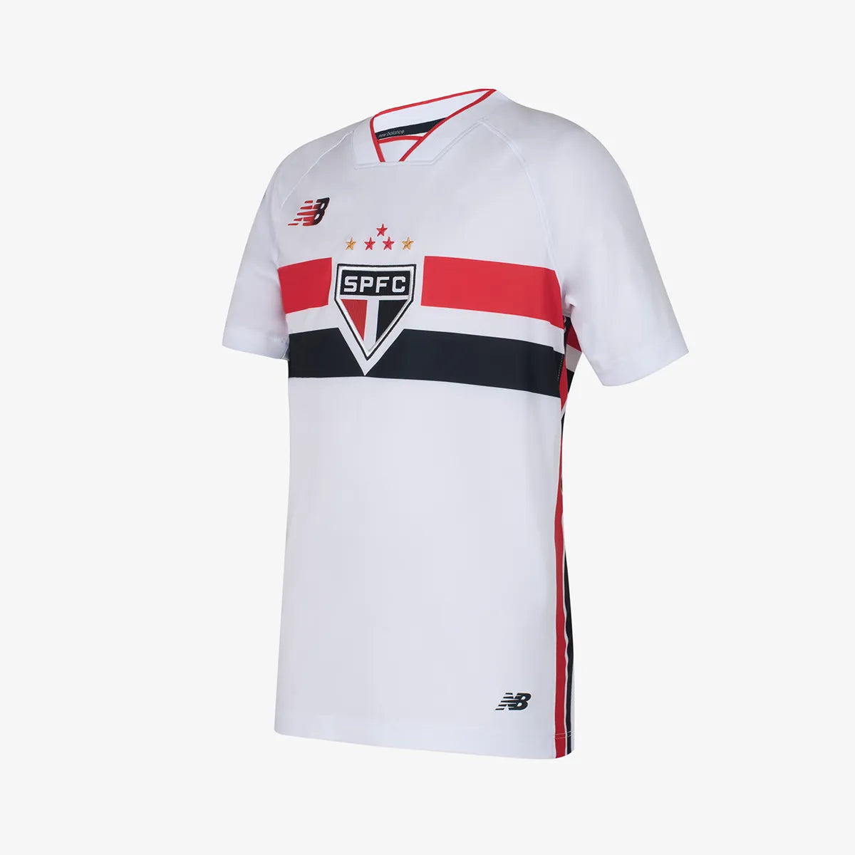 Kit Infantil São Paulo I 2026/27 Branco Camisa e Shorts - outro ângulo