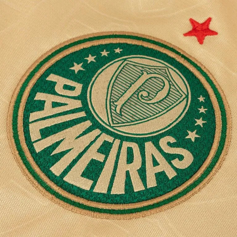 Camisa Palmeiras III 2024/25 Dourada Feminina - Torcedor