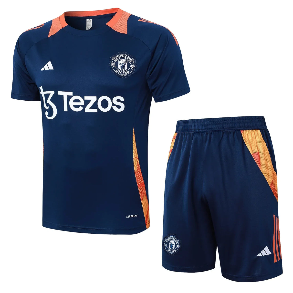 Conjunto Manchester United Treino 24/25 - Azul Escuro - Oliver Company