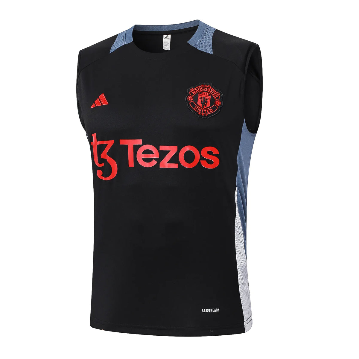 Conjunto Manchester United Treino Regata 24/25 - Preto - foto 3