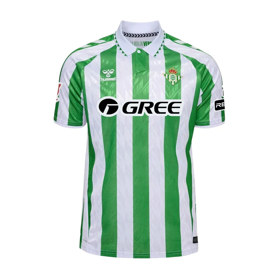 Camisa Real Bétis I 2024/25 Verde e Branca - Torcedor