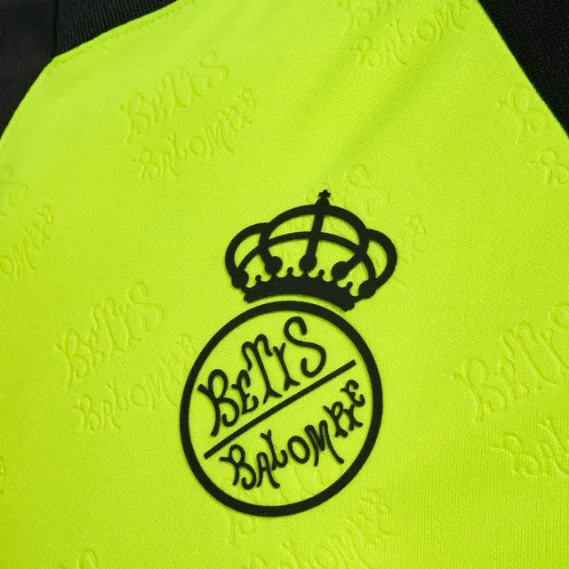 Camisa Real Bétis II 2024/25 Amarela e Preta - Torcedor