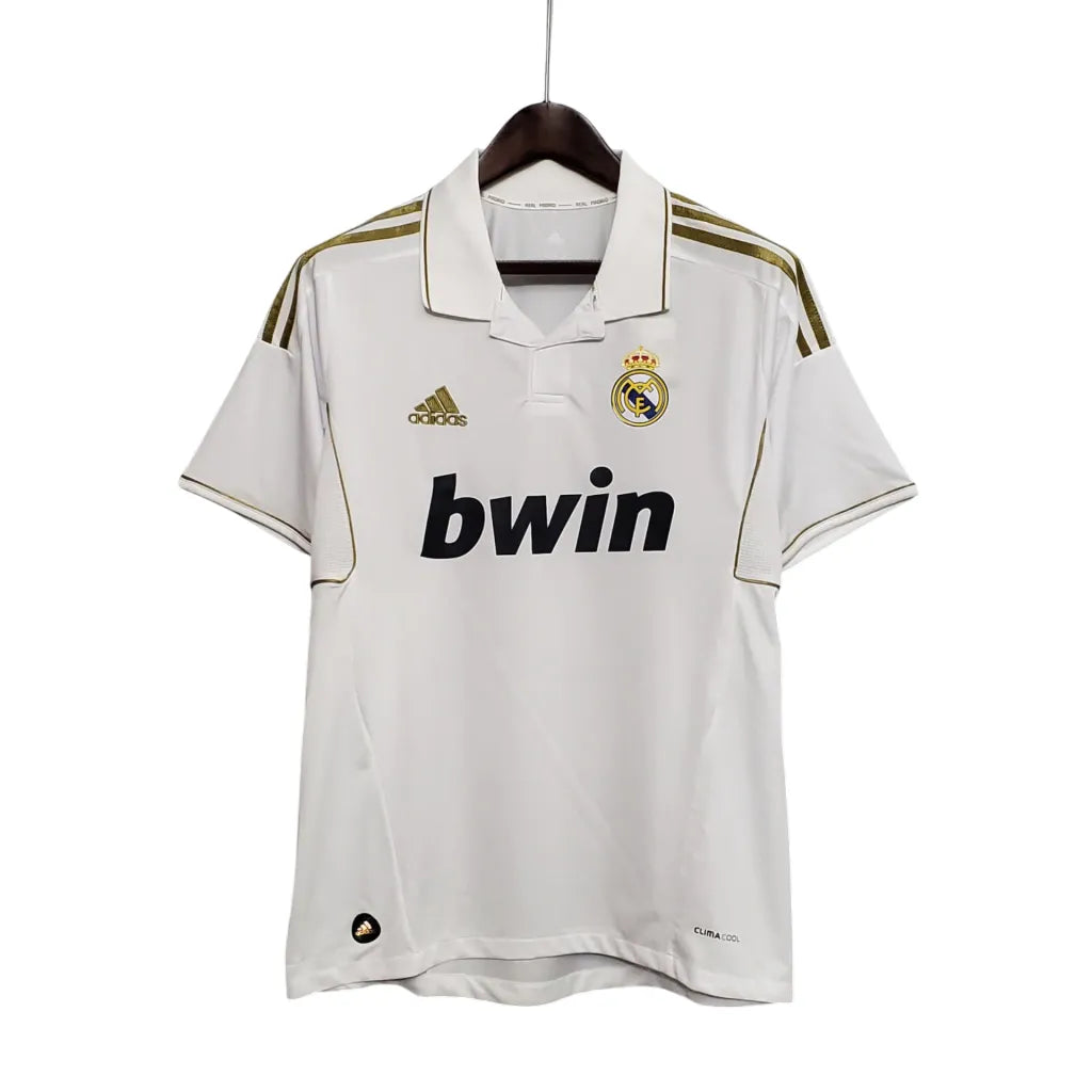 Camisa Retrô Real Madrid I 2011/12 Branca e Dourada - foto 2