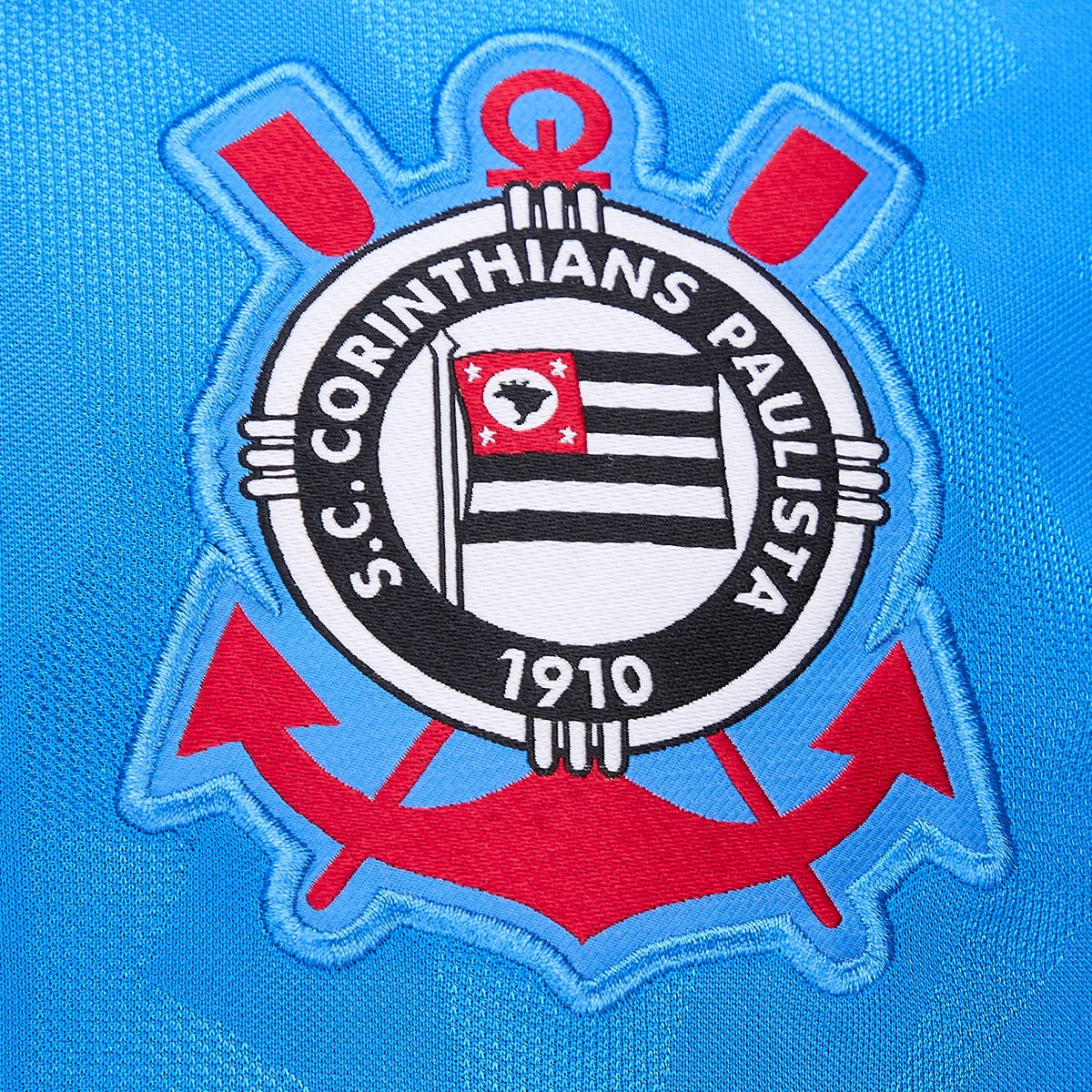 Camisa Corinthians III 2026/27 Azul Torcedor - detalhes de acabamento 2