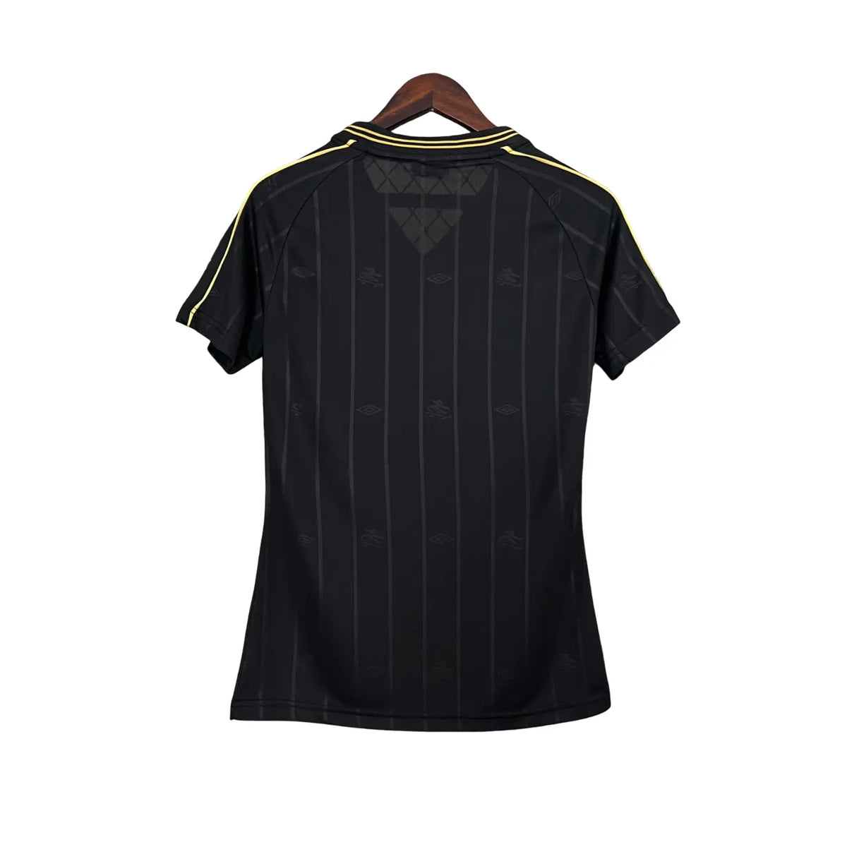 Camisa Santos Charlie Brown Jr. Feminina 2024 - Preta e Dourada - foto 2