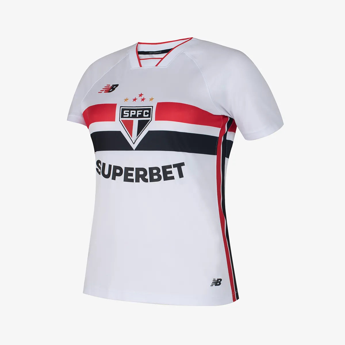 Camisa São Paulo I 2026/27 Branca Feminina Torcedor - detalhes de acabamento 4