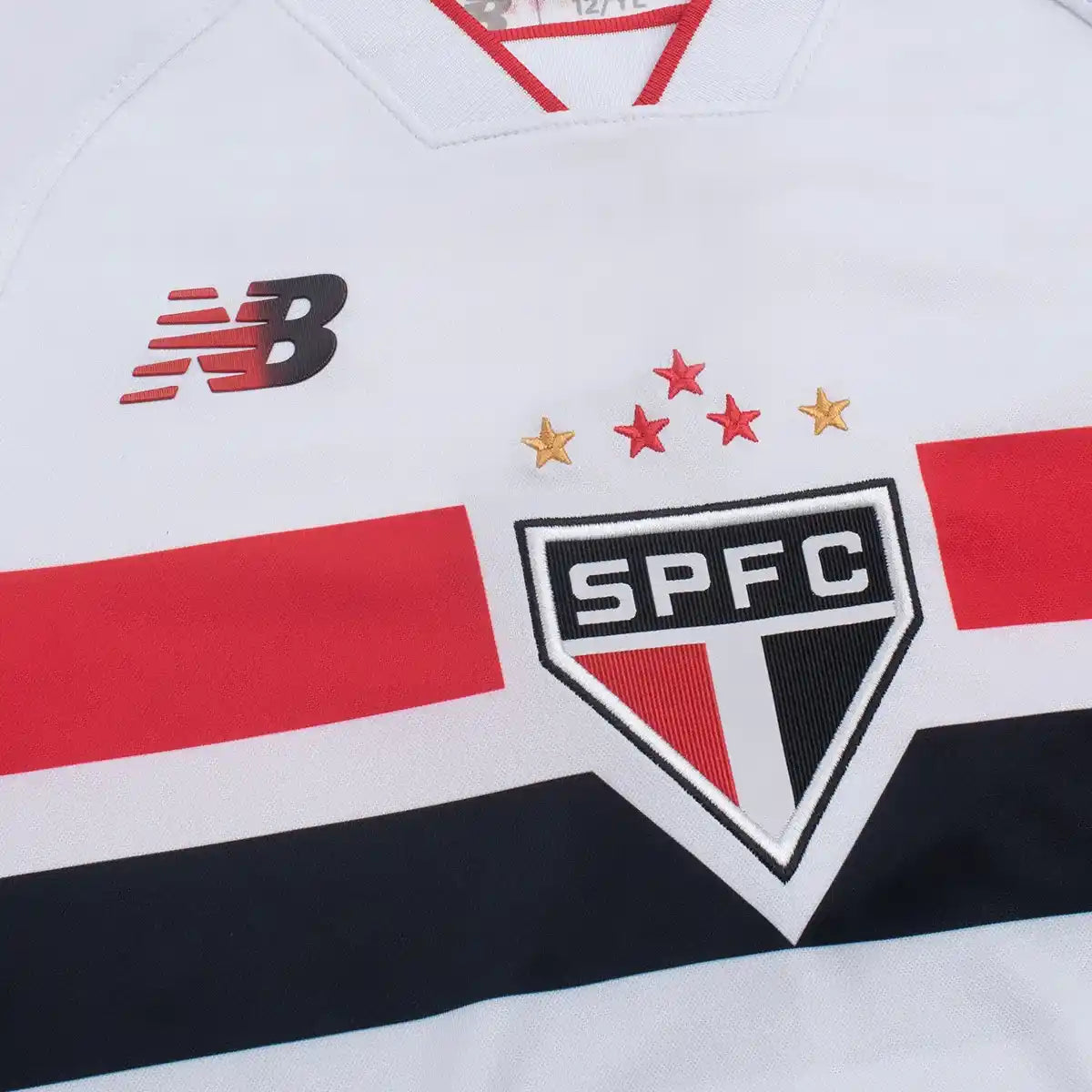Camisa São Paulo I 2026/27 Branca Feminina Torcedor - detalhes de acabamento 3