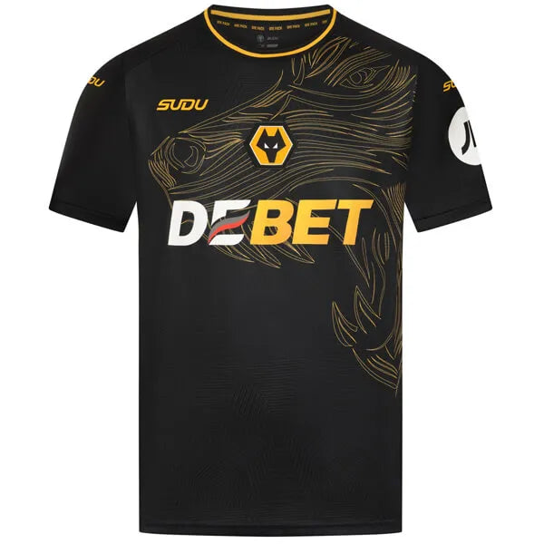 Camisa Wolverhampton II 2024/25 Preta - Torcedor
