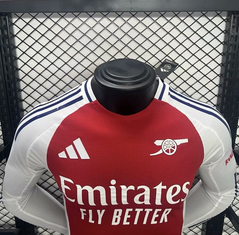 Camisa Arsenal I 2024/25 Manga Longa - Jogador