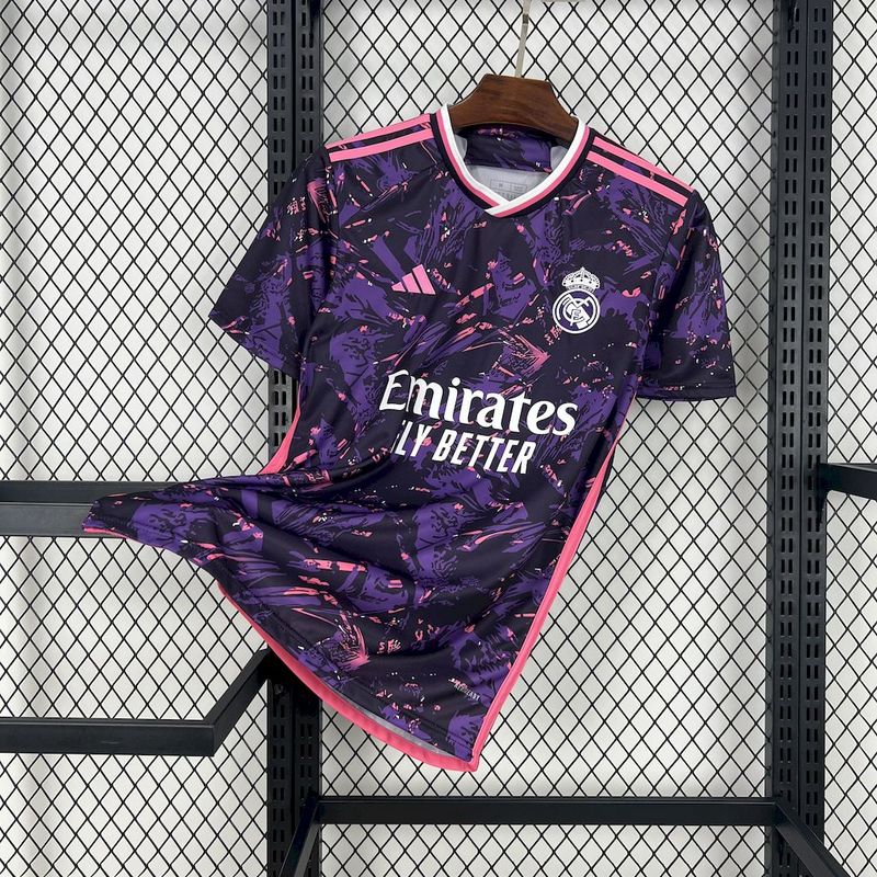 Camisa Real Madrid 2024/25 Roxa - Torcedor