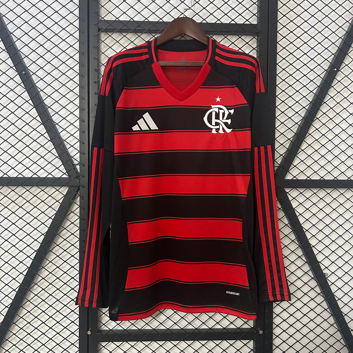 Camisa Flamengo I 2025/26 Manga Longa - Torcedor - Oliver Company
