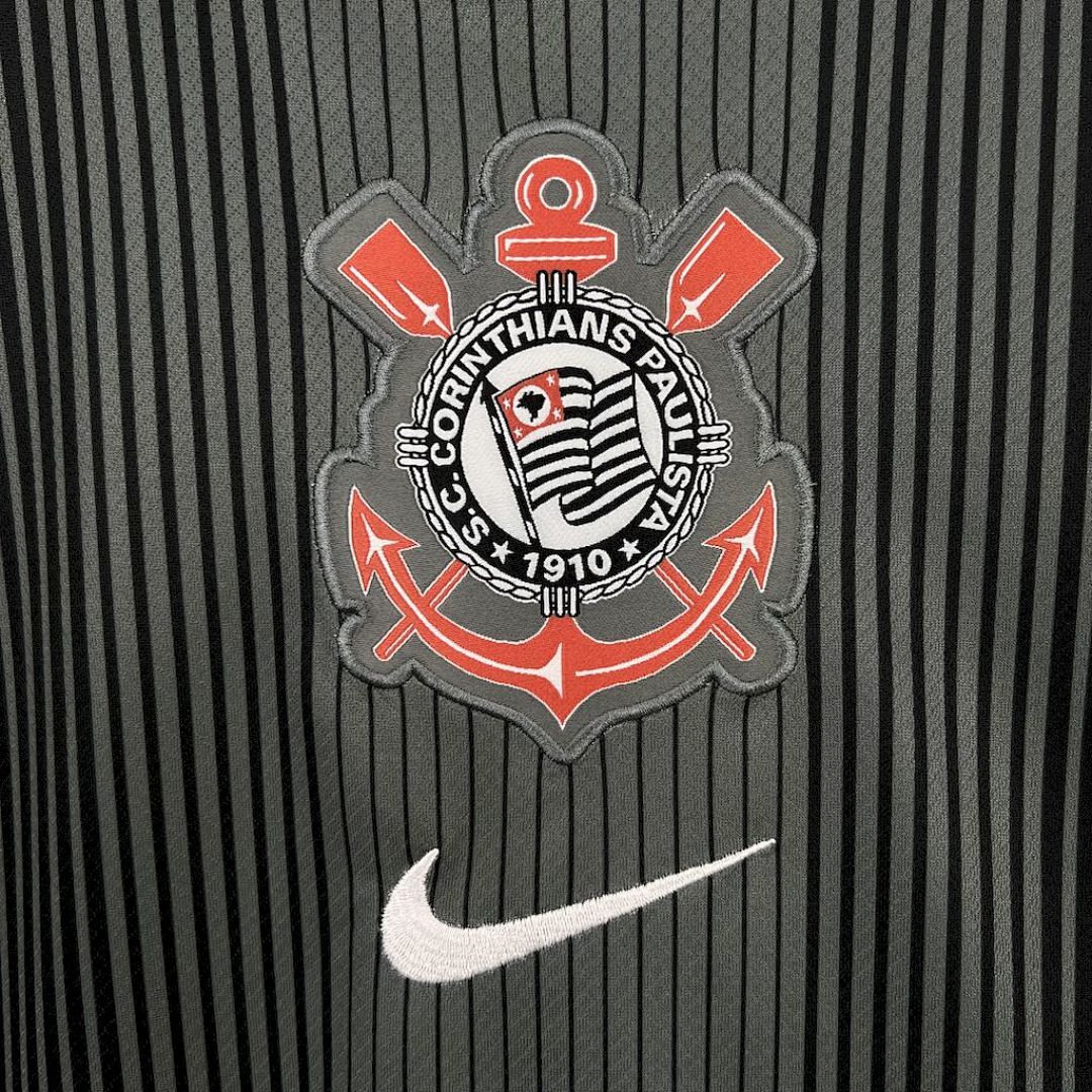 Camisa Corinthians Goleiro 2025/26 Preta - Torcedor - foto 3