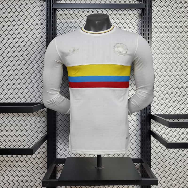 Camisa Colômbia Memorial Edição Especial 2025/26 Manga Longa - Jogador