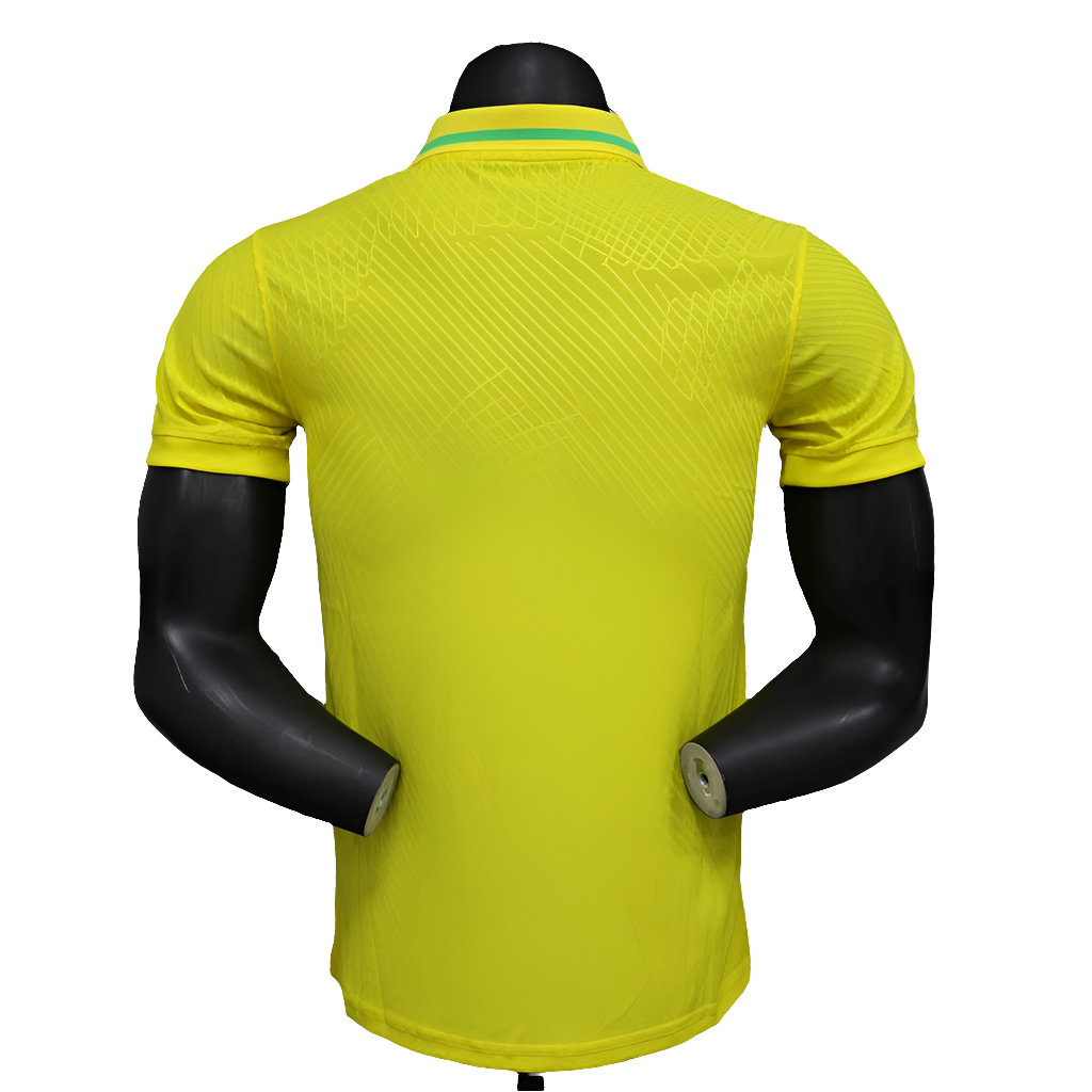 Camisa Brasil 25/26 Edição Polo - Amarelo - Versão Jogador