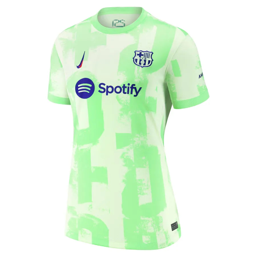 Camisa Barcelona III 2024/25 Verde Feminina - Torcedor