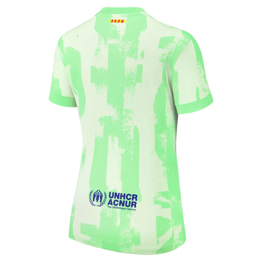 Camisa Barcelona III 2024/25 Verde Feminina - Torcedor
