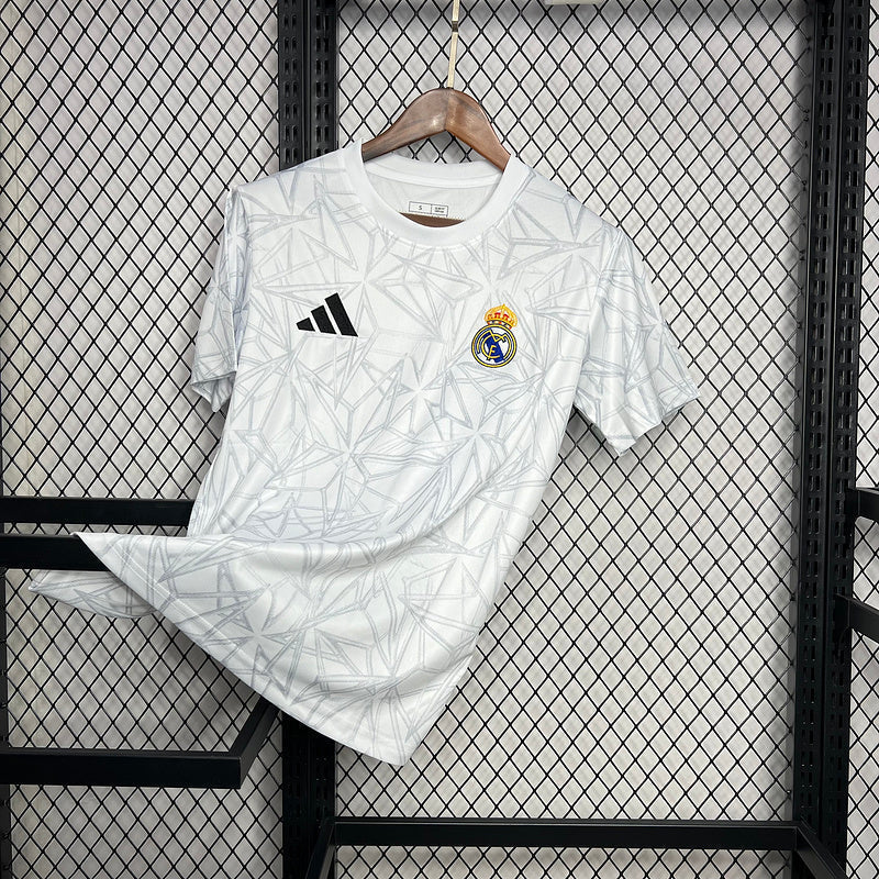 Camisa Real Madrid Treino Branco 24/25
