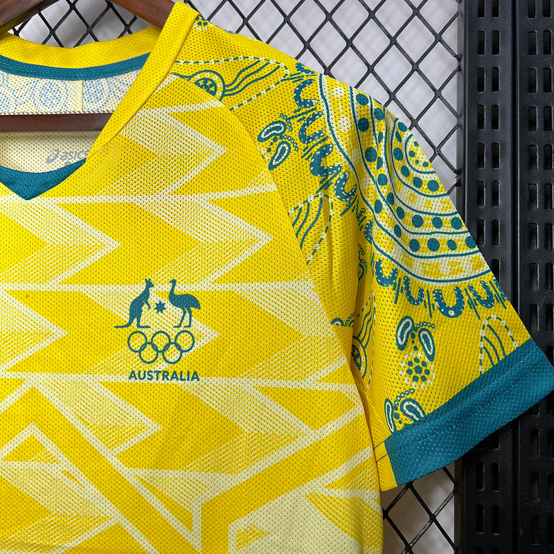 Camisa Australia I 2024/25 Amarela - Torcedor