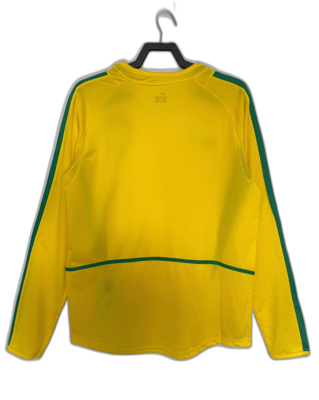 Camisa Retrô Brasil I 2002 Manga Longa - foto 2
