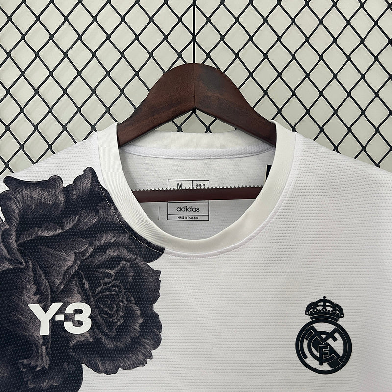 Camisa Real Madrid Y3 2024/25 Branca - Torcedor
