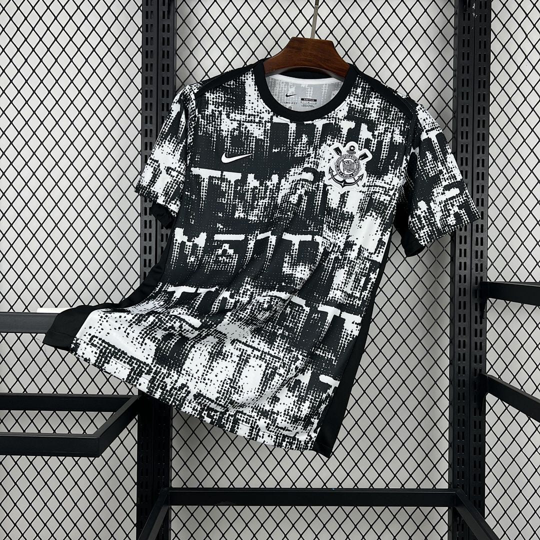 Camisa Corinthians Pré-Jogo 2025/26 Roxa - Torcedor - foto 7