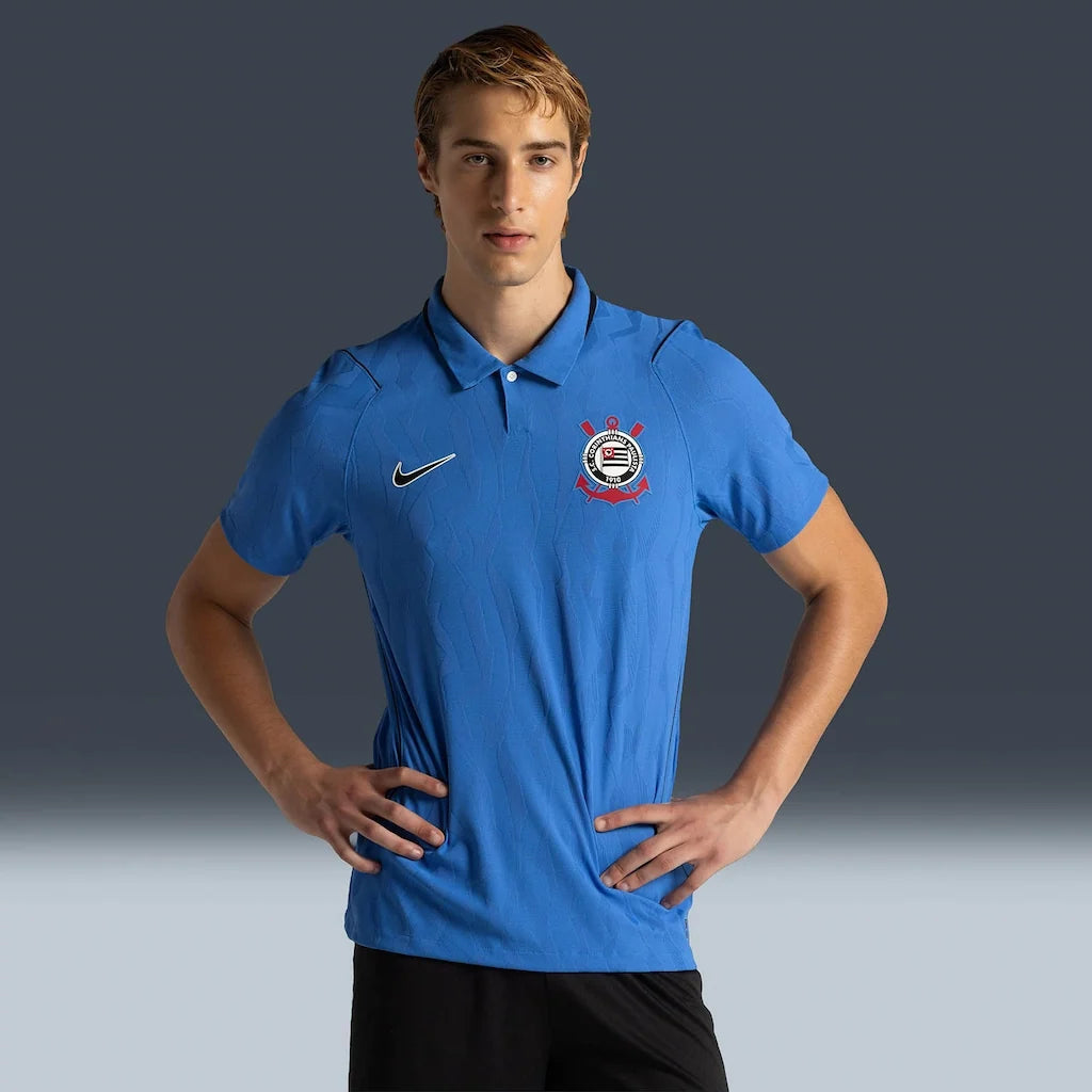 Camisa Corinthians III 2026/27 Azul Jogador - vista frontal