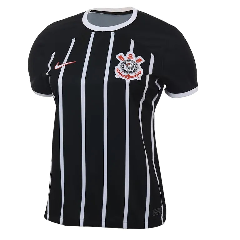 Camisa Corinthians II 2023/24 Preta Feminina - Torcedor