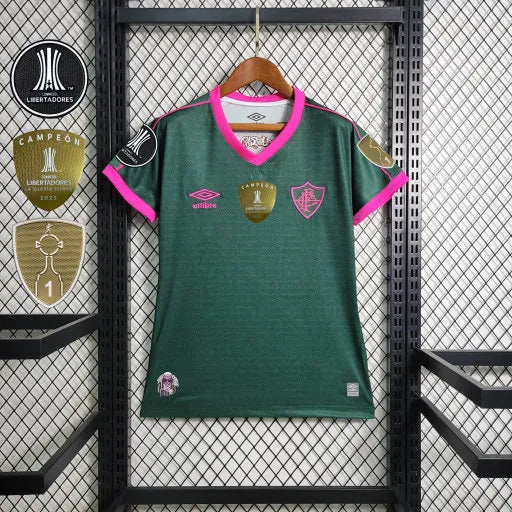 Camisa Fluminense III 2023/24 Verde Feminina - Torcedor - foto 5