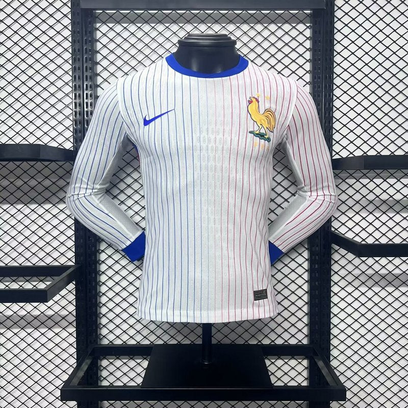 Camisa França Eurocopa II 2024/25 Manga Longa - Jogador