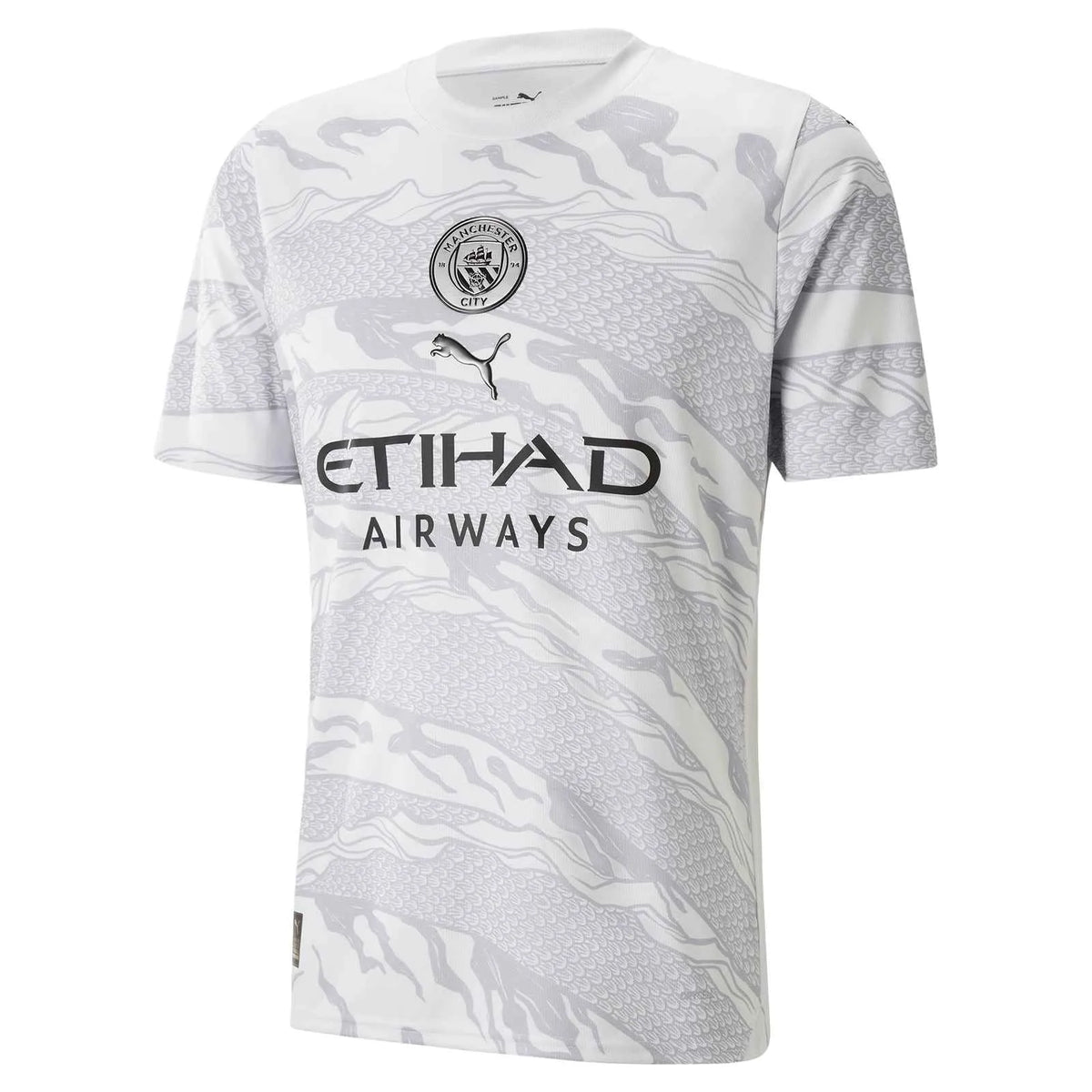 Camisa Manchester City Ano do Dragão 2024 - Branca - Oliver Company