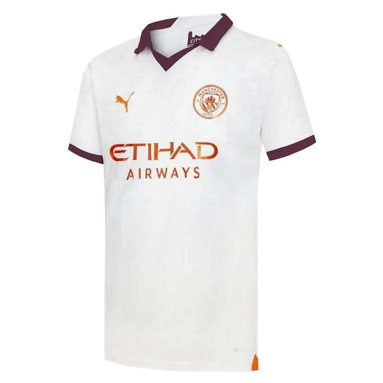 Camisa Manchester City II 2023/24 Branca - Torcedor - Oliver Company
