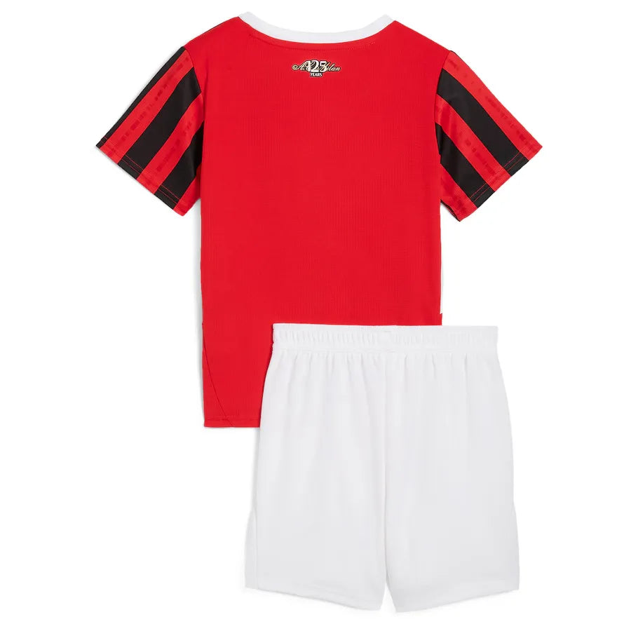 Conjunto Infantil Milan I 24/25 - Vermelho e Preto - foto 2