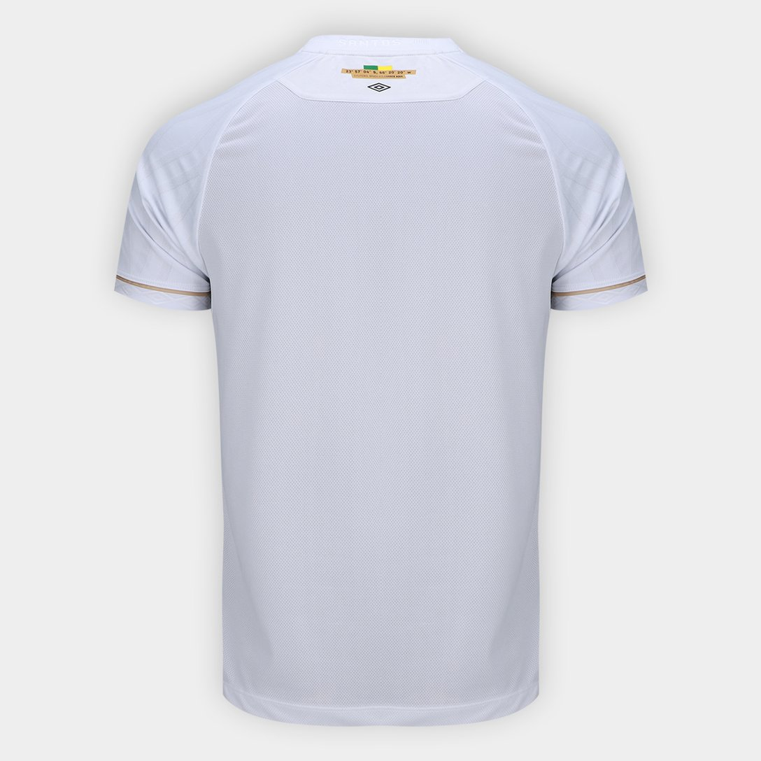Camisa Santos I 2026/27 Branca Jogador - outro ângulo