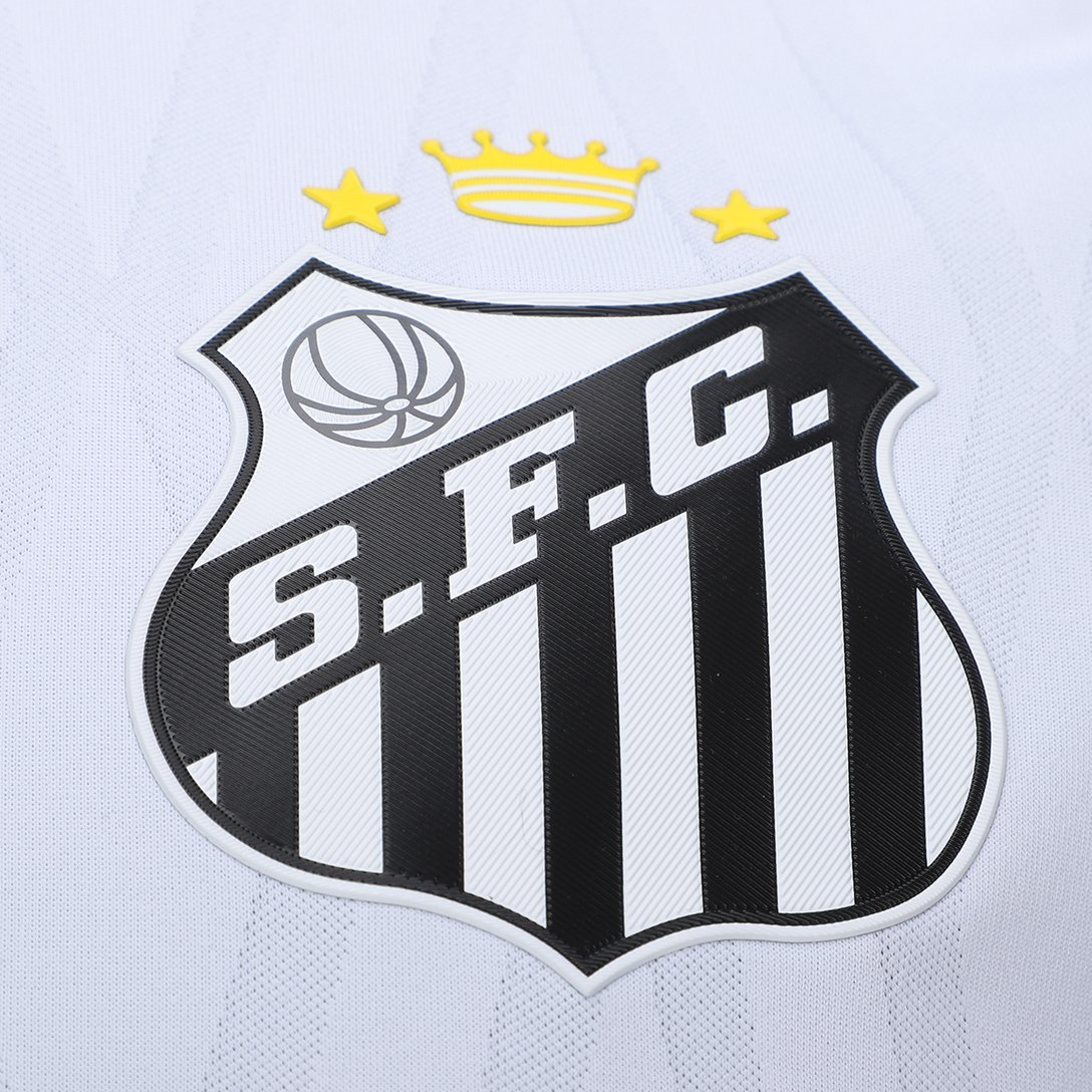 Camisa Santos I 2026/27 Branca Jogador - detalhes de acabamento 3