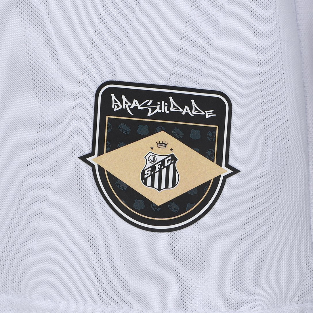 Camisa Santos I 2026/27 Branca Jogador - detalhes de acabamento 5