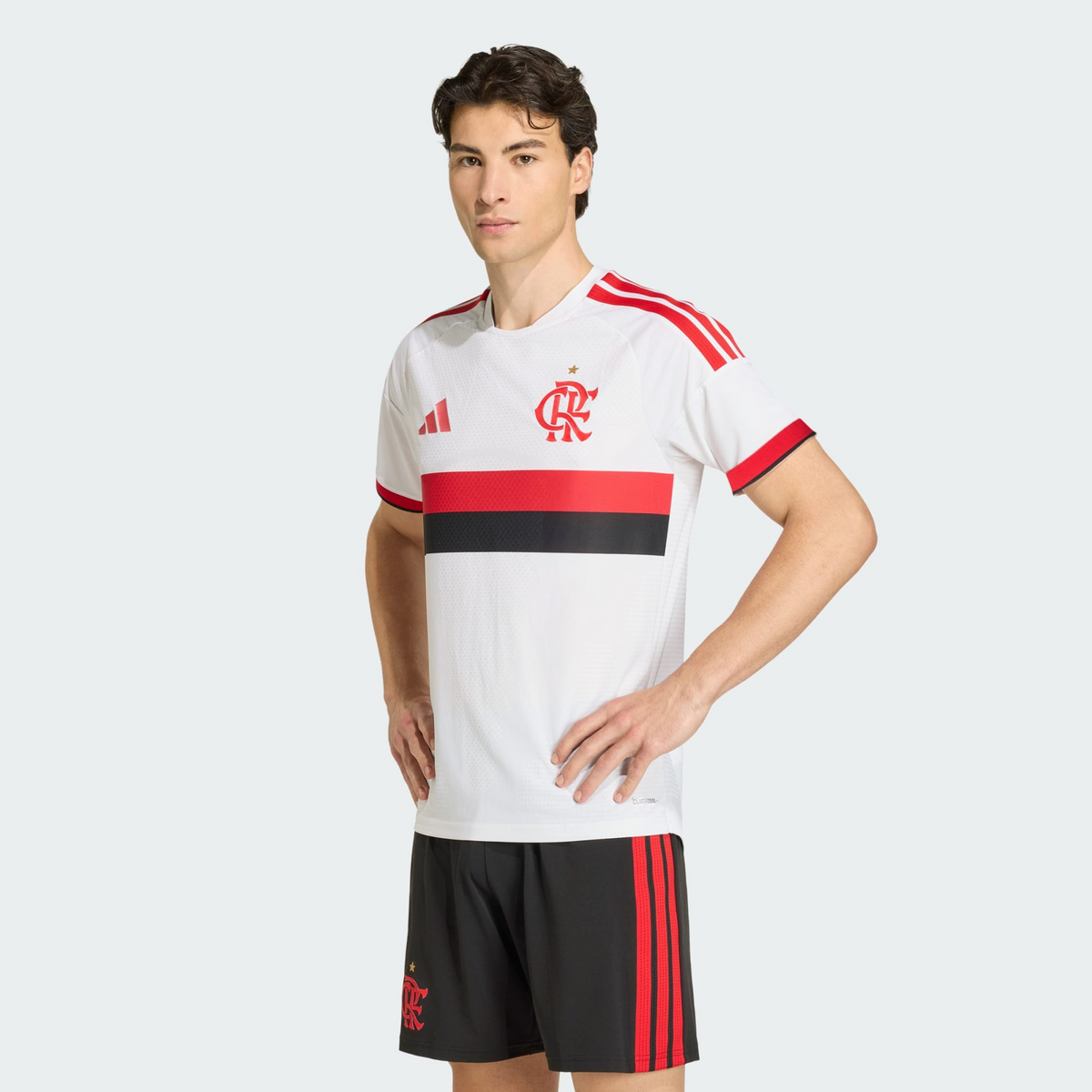 Camisa Flamengo II 2026/27 Branca Jogador - detalhes de acabamento 1