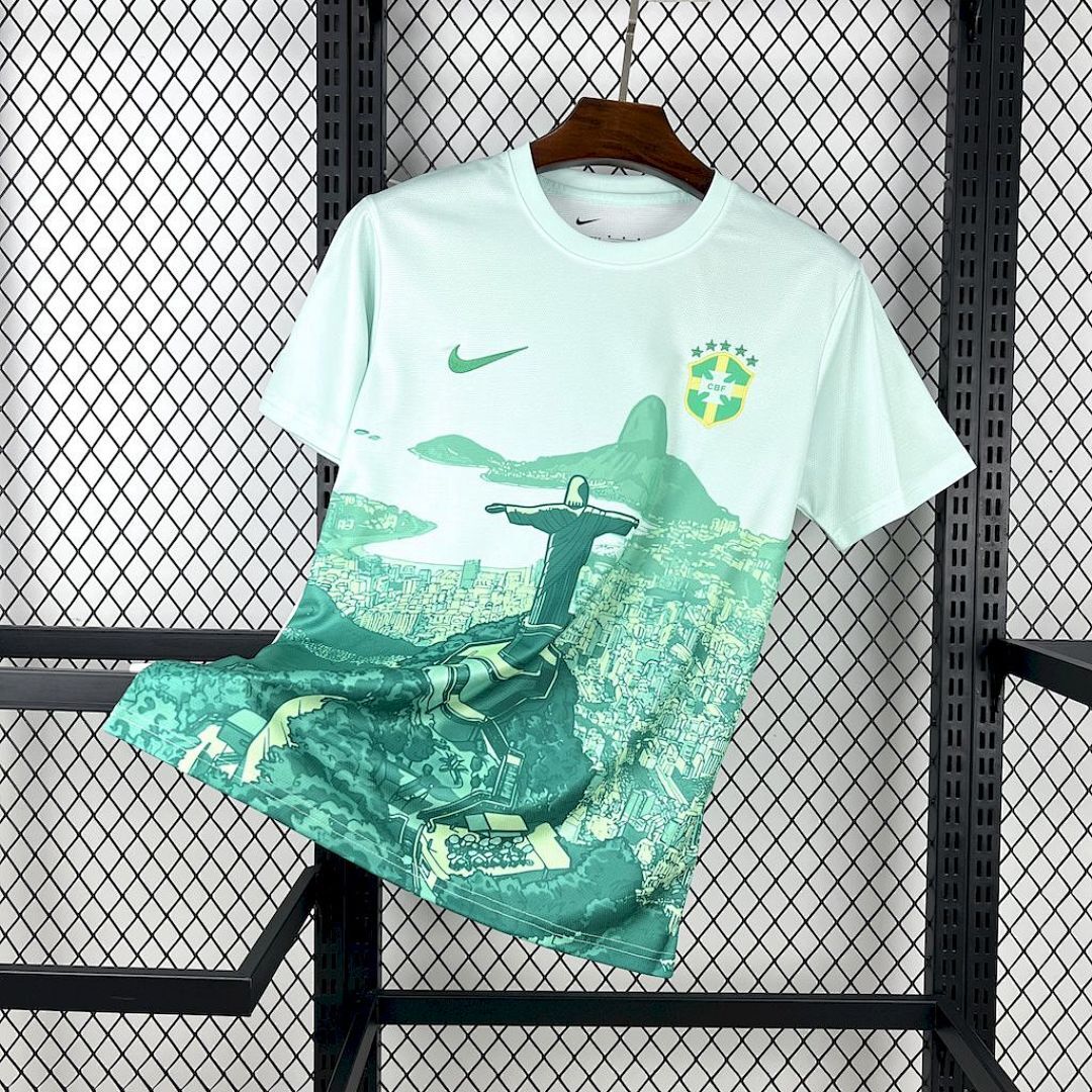 Camisa Brasil 2025/26 Branca e Verde - Torcedor
