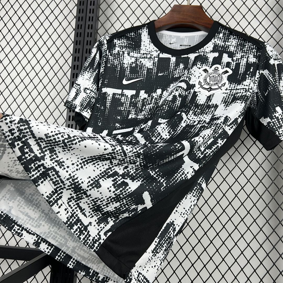 Camisa Corinthians Pré-Jogo 2025/26 Roxa - Torcedor - foto 5