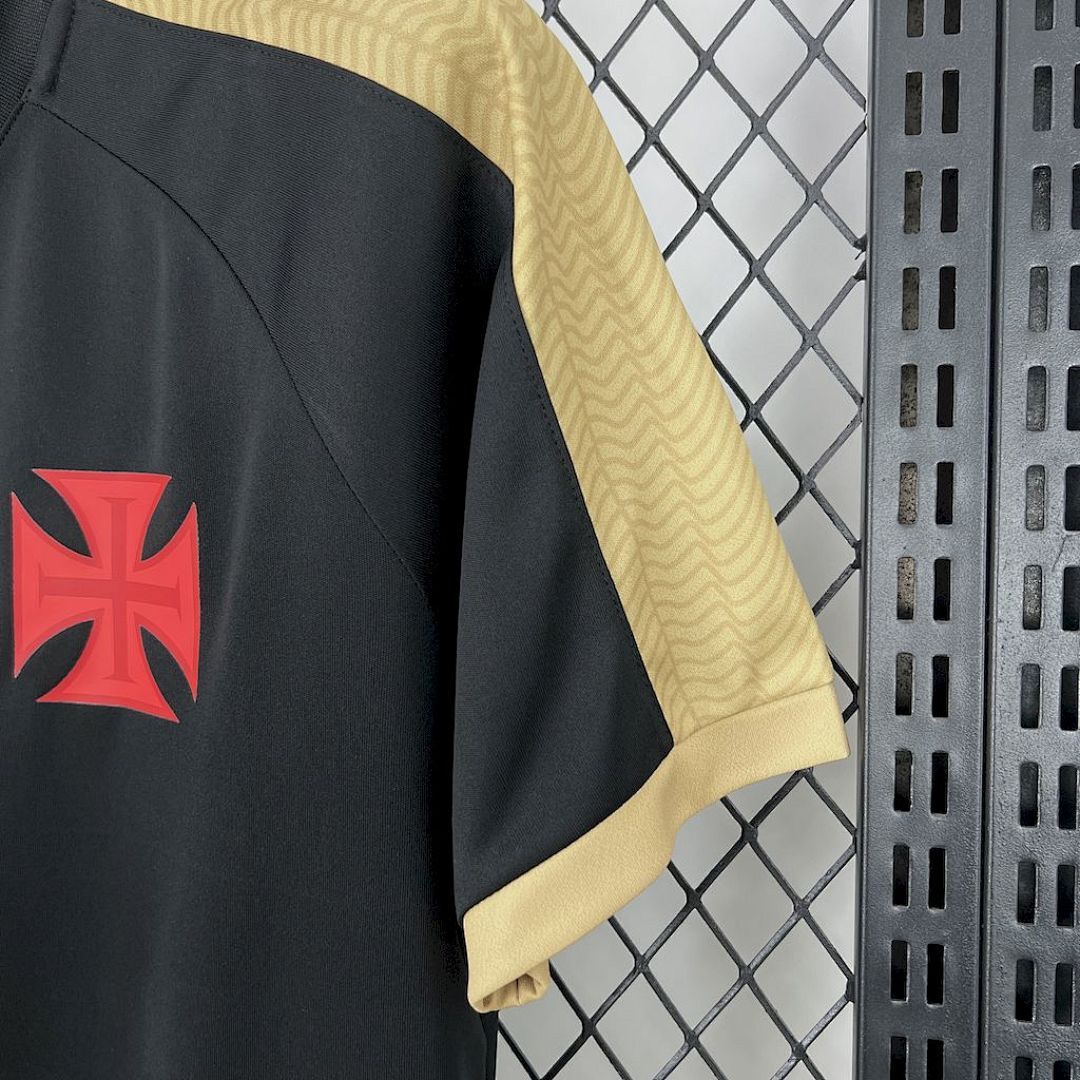 Camisa Vasco da Gama 2025/26 Preta e Dourada - Torcedor - foto 5