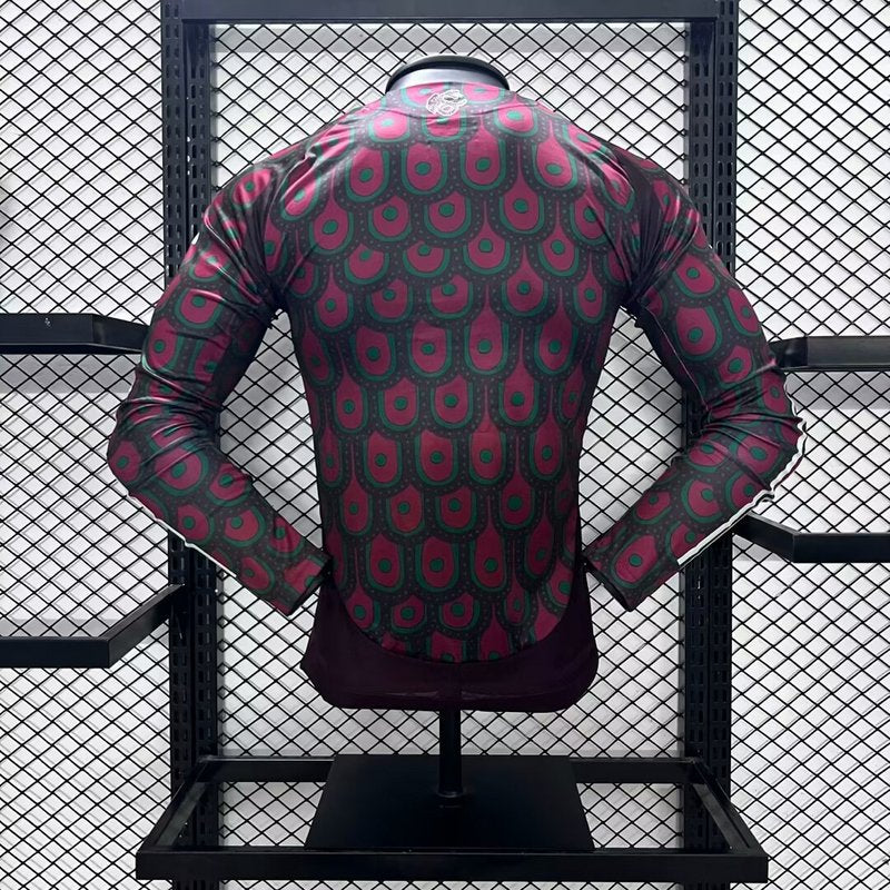 Camisa México Versi I 2024/25 Manga Longa - Jogador