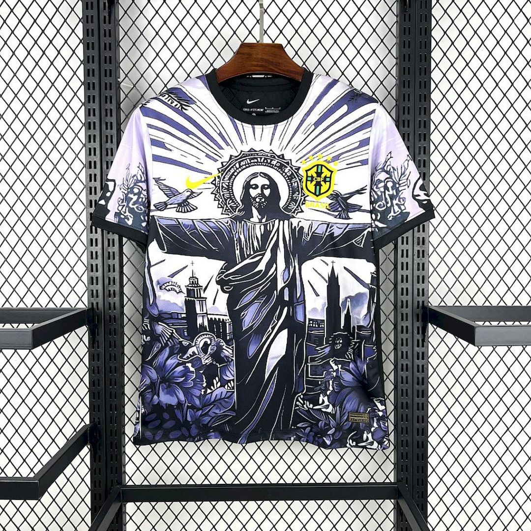 Camisa Brasil Dark 2025/26 Roxa - Torcedor